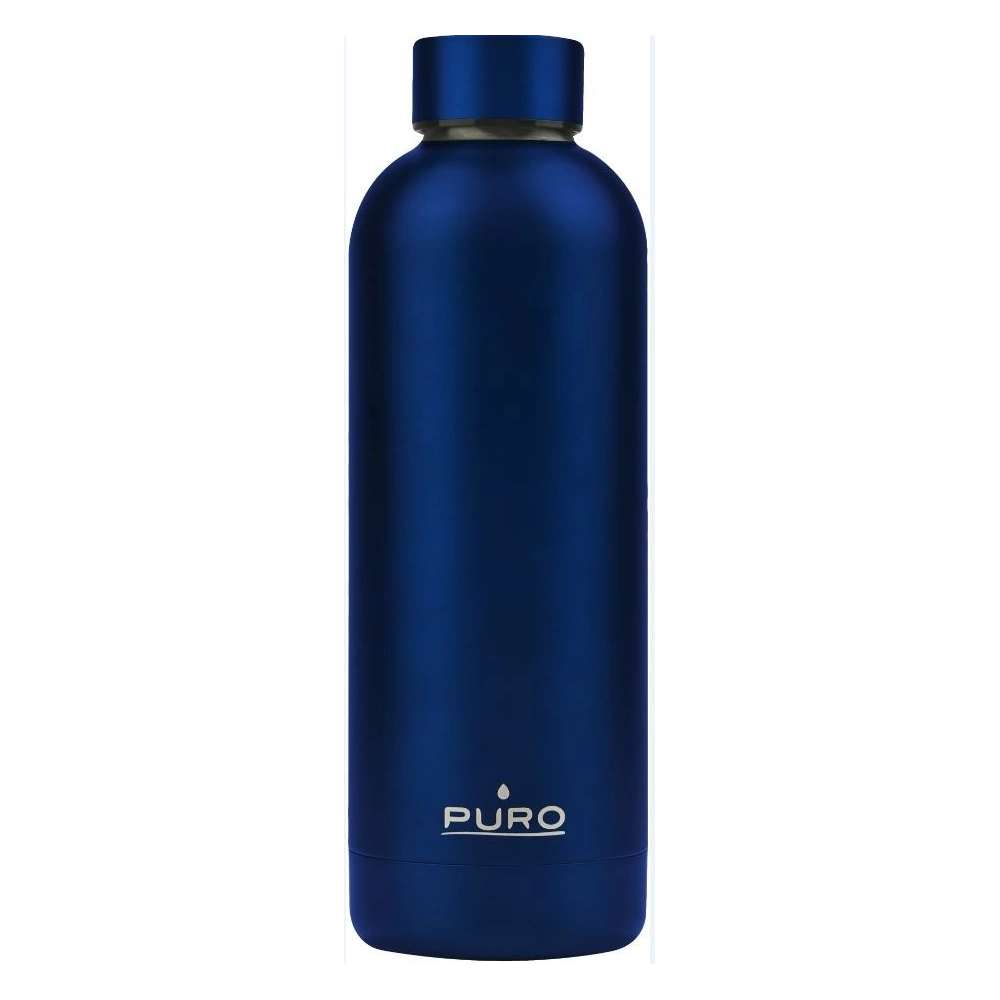 Hurtownia GSM - Butelka termická z nerezové oceli Puro Hot&Cold 500ml (Metallic Deep Blue) - PUR165BLU - {ean13} - Hurt