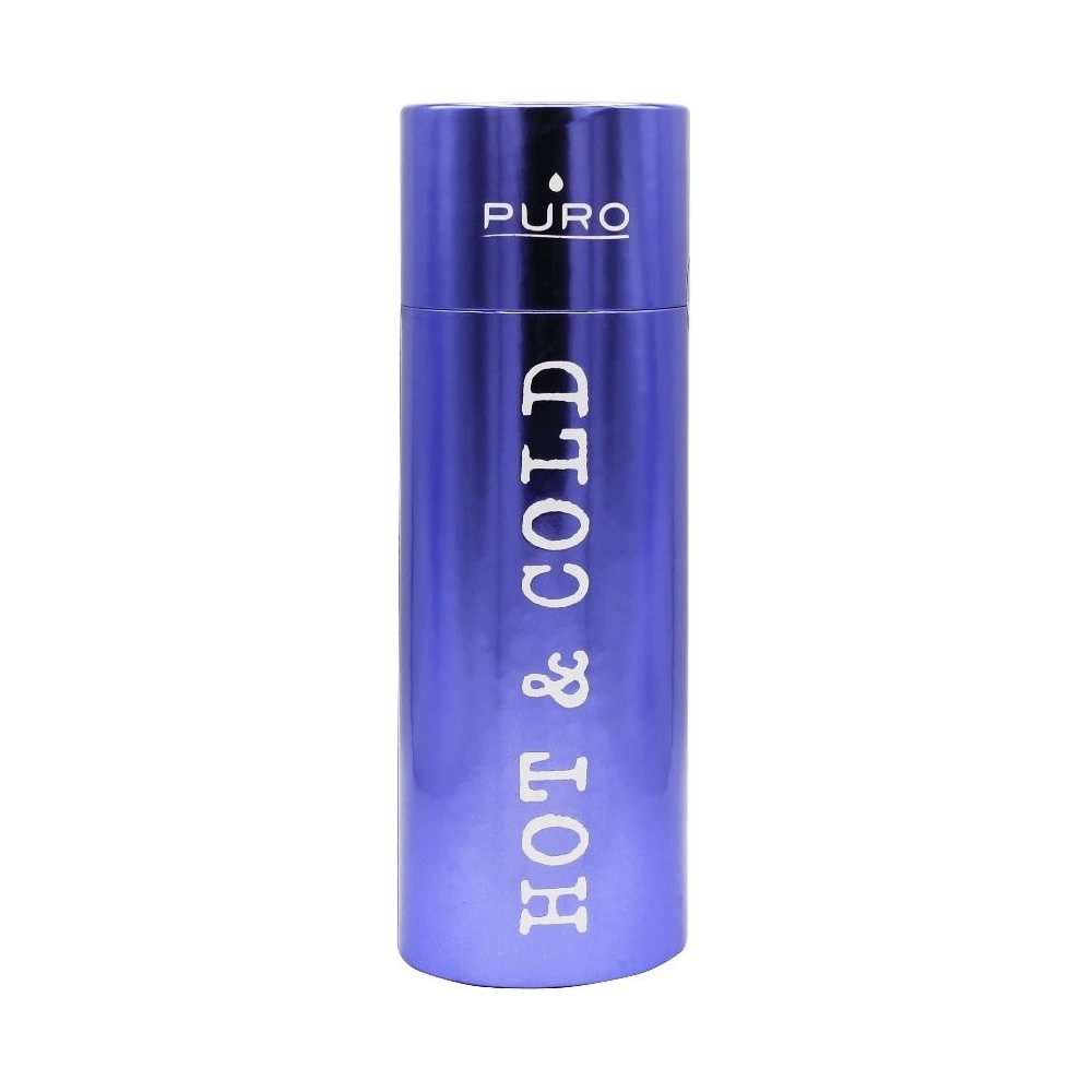 Hurtownia GSM - Butelka termická z nerezové oceli Puro Hot&Cold 500ml (Metallic Deep Blue) - PUR165BLU - {ean13} - Hurt