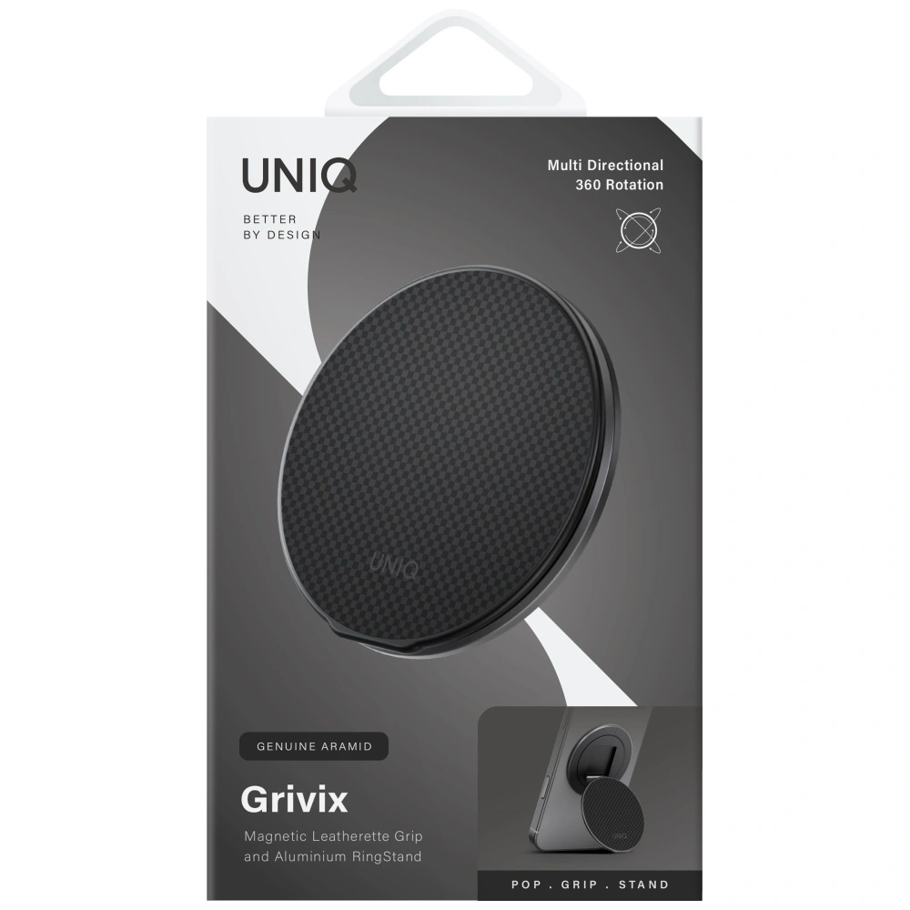Uchwyt magnetyczny UNIQ Grivix Premium 360 Mount&Grip Stand czarny