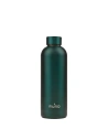 Thermosflasche aus Edelstahl Puro Hot&Cold 500ml (Metallic Dunkelgrün)