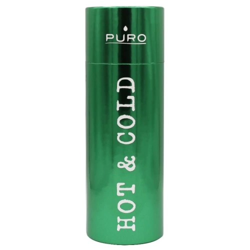 Butelka termiczna ze stali nierdzewnej Puro Hot&Cold 500ml (Metallic Dark Green)