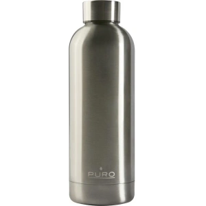 Hurtownia GSM - Thermosflasche aus Edelstahl Puro Hot&Cold 500ml (Metallic Silver) - PUR167SLV - {ean13} - Hurt