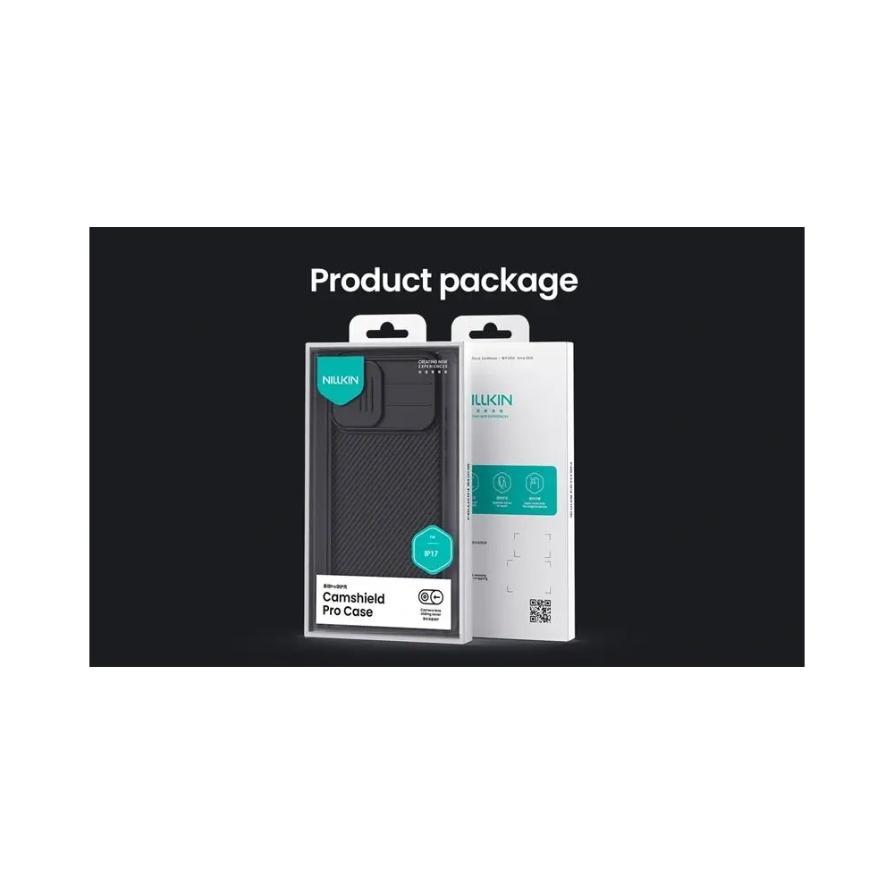 Etui Nillkin Camshield Pro do Apple iPhone 17 czarny
