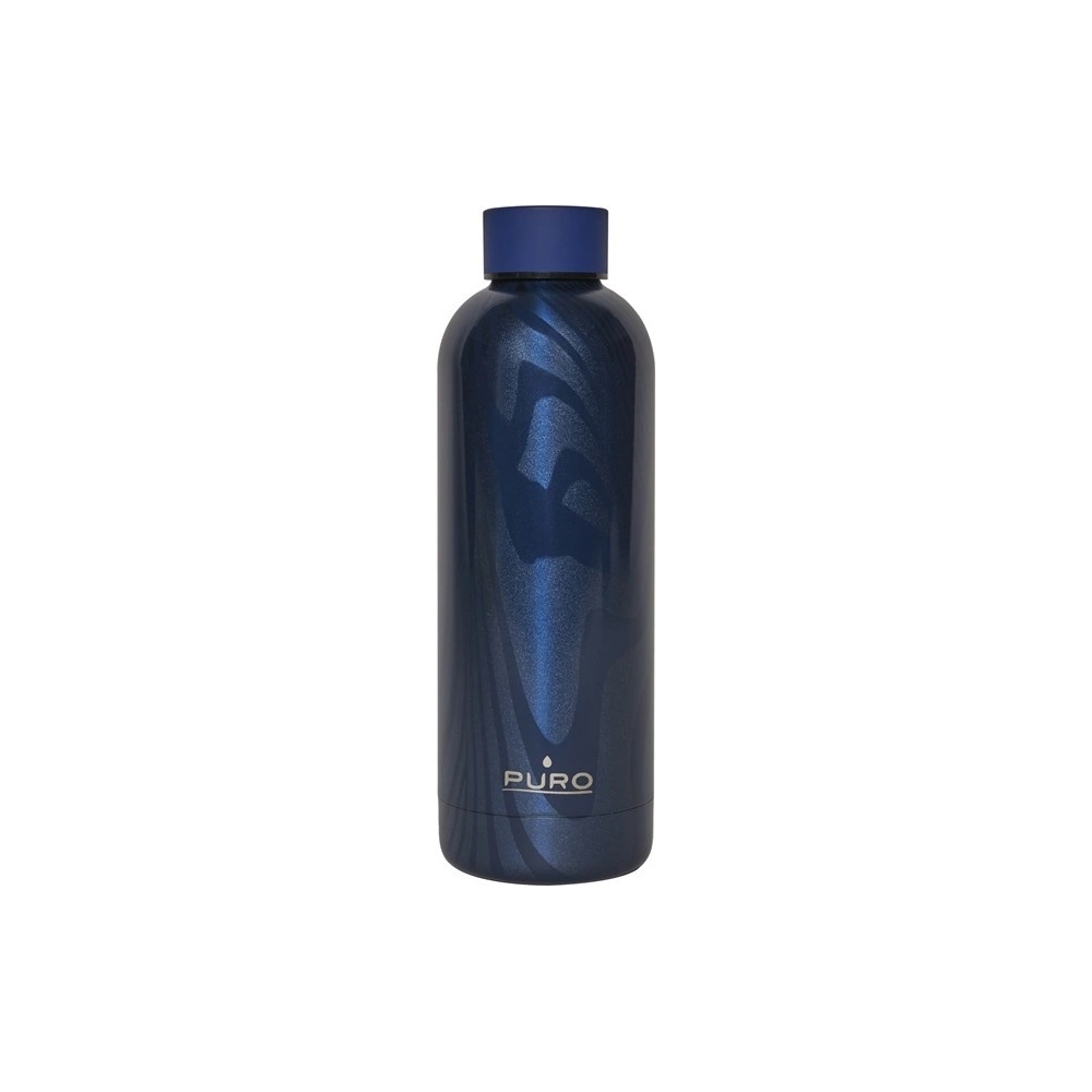 Hurtownia GSM - Termos z nerezové oceli Puro Hot&Cold 500ml (Optic - Stripe Dark Blue) - PUR168BLU - {ean13} - Hurt