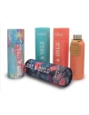 Wholesale Puro Hot&Cold Thermal Stainless Steel Water Bottle 500ml (Optic - Stripe Dark Blue) - PUR168BLU - {ean13} - Hurt