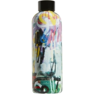 Hurtownia GSM - Thermosflasche aus Edelstahl Puro Hot&Cold 500ml (StreetArt - Graffiti Schwarz) - PUR169BLK - {ean13} - Hurt