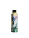 Thermosflasche aus Edelstahl Puro Hot&Cold 500ml (StreetArt - Graffiti Schwarz)