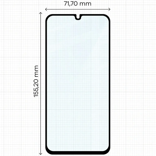 Szkło hartowane Bizon Glass Edge Duo do Samsung Galaxy A15 4G / 5G / A25 5G / M15 5G czarna ramka [2 PACK]