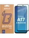 Szkło hartowane Bizon Glass Edge Duo do Samsung Galaxy A16 4G / 5G / A17 5G / A26 5G czarna ramka [2 PACK]