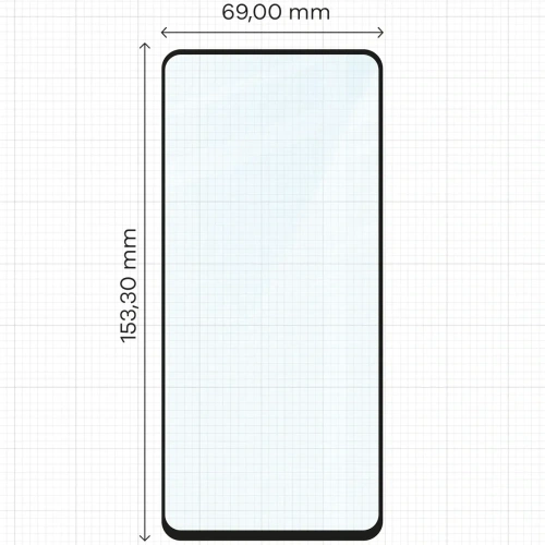 Szkło hartowane Bizon Glass Edge Duo do Samsung Galaxy A52s / A52 5G / A52 4G czarna ramka [2 PACK]