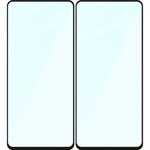 Szkło hartowane Bizon Glass Edge Duo do Samsung Galaxy A52s / A52 5G / A52 4G czarna ramka [2 PACK]