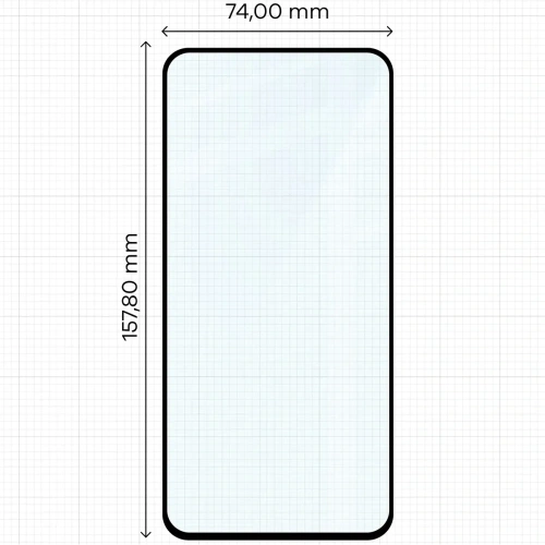 Szkło hartowane Bizon Glass Edge Duo do Samsung Galaxy M35 5G / A35 5G / A55 5G czarna ramka [2 PACK]