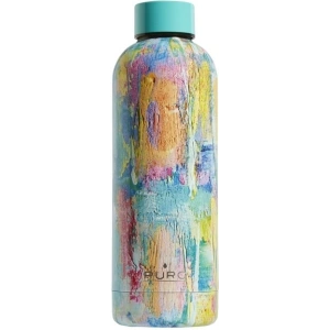 Hurtownia GSM - Thermosflasche aus Edelstahl Puro Hot&Cold 500ml (StreetArt - Paint Light Blue) - PUR170BLU - {ean13} - Hurt