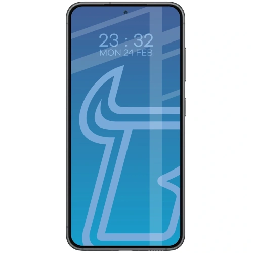 Szkło hartowane Bizon Glass Edge Duo do Samsung Galaxy S23 czarna ramka [2 PACK]