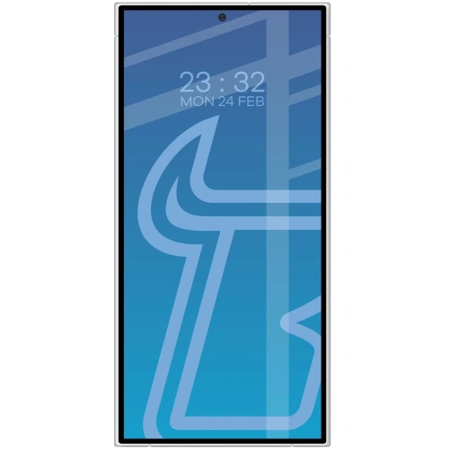 Szkło hartowane Bizon Glass Edge Duo do Samsung Galaxy S24 Ultra czarna ramka [2 PACK]