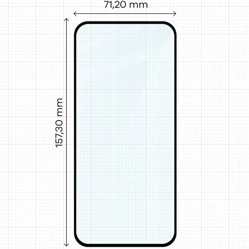 Szkło hartowane Bizon Glass Edge Duo do Honor 400 Lite czarna ramka [2 PACK]