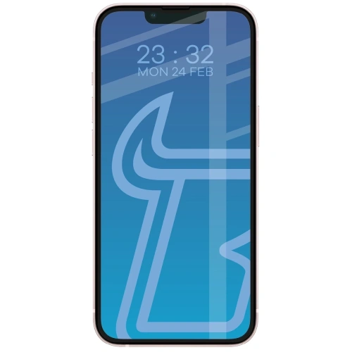 Szkło hartowane Bizon Glass Edge Duo do Apple iPhone 13 / 13 Pro czarna ramka [2 PACK]