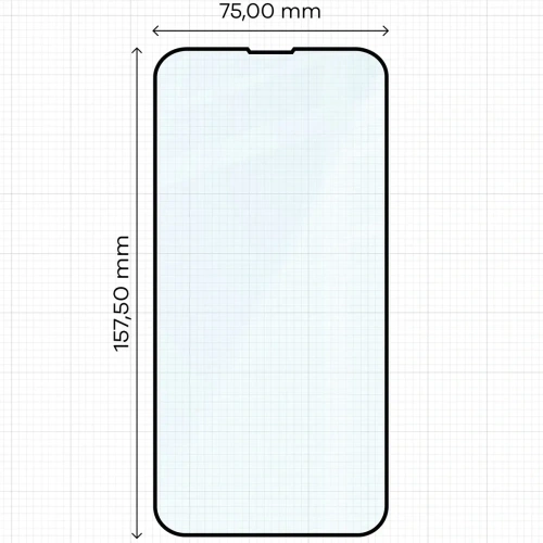 Szkło hartowane Bizon Glass Edge Duo do Apple iPhone 13 Pro Max czarna ramka [2 PACK]