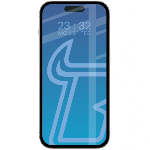 Szkło hartowane Bizon Glass Edge Duo do Apple iPhone 14 Pro czarna ramka [2 PACK]