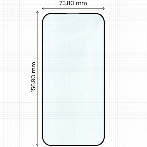 Szkło hartowane Bizon Glass Edge Duo do Apple iPhone 15 Pro Max czarna ramka [2 PACK]