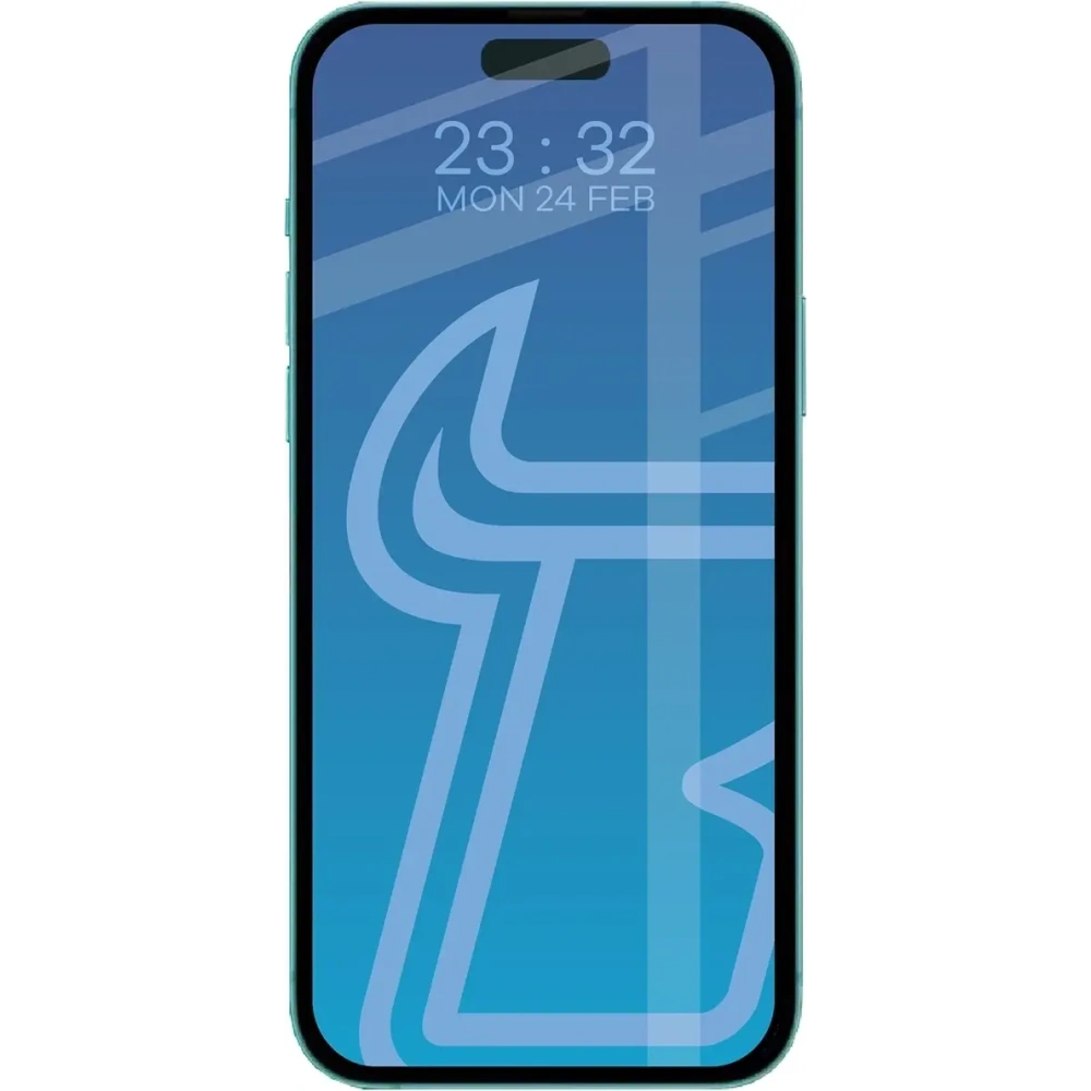 Szkło hartowane Bizon Glass Edge Duo do Apple iPhone 15 Pro Max czarna ramka [2 PACK]