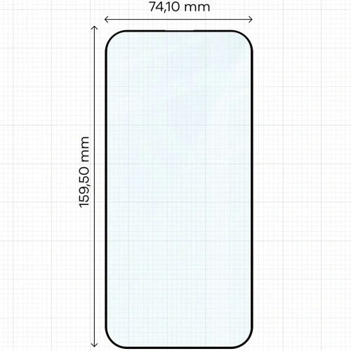 Szkło hartowane Bizon Glass Edge Duo do Apple iPhone 16 Pro Max czarna ramka [2 PACK]