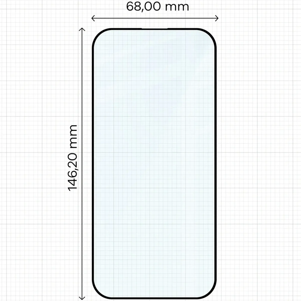 Szkło hartowane Bizon Glass Edge Duo do Apple iPhone 17 / 17 Pro / 16 Pro czarna ramka [2 PACK]