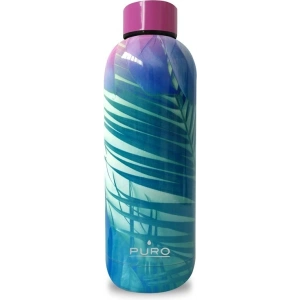 Hurtownia GSM - Edelstahl-Isolierflasche Puro Hot&Cold 500ml (Tropical - Palms Pink) - PUR172PALM - {ean13} - Hurt