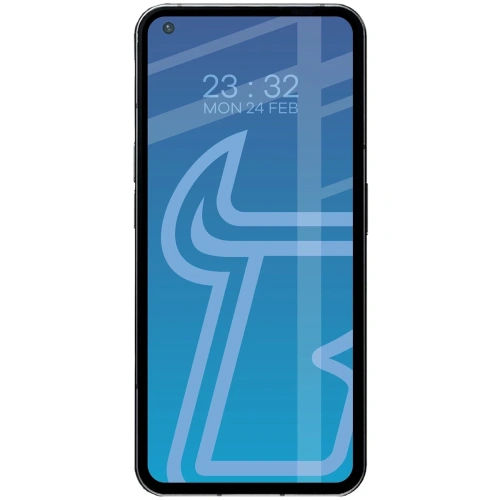 Szkło hartowane Bizon Glass Edge Duo do Nothing Phone 1 czarna ramka [2 PACK]
