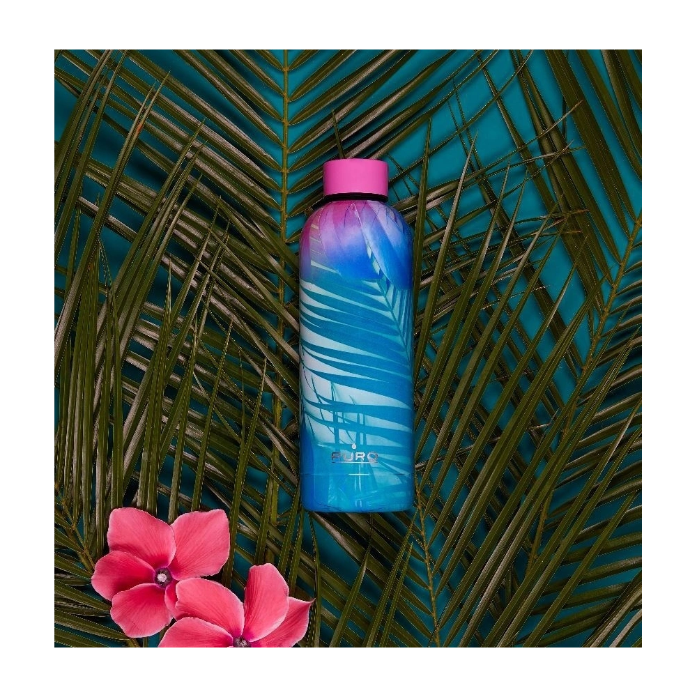 Hurtownia GSM - Butelka termická z nerezové oceli Puro Hot&Cold 500ml (Tropical - Palmy Růžové) - PUR172PALM - {ean13} - Hurt