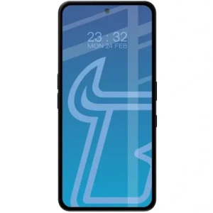 Szkło hartowane Bizon Glass Edge Duo do Nothing Phone (3a) / (3a) Pro / CMF Phone 2 Pro czarna ramka [2 PACK]