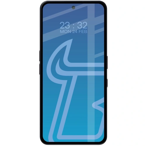 Szkło hartowane Bizon Glass Edge Duo do Nothing Phone (3a) / (3a) Pro / CMF Phone 2 Pro czarna ramka [2 PACK]