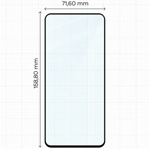 Szkło hartowane Bizon Glass Edge Duo do OnePlus Nord 4 czarna ramka [2 PACK]