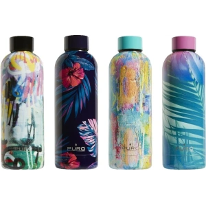 Hurtownia GSM - Edelstahl-Isolierflasche Puro Hot&Cold 500ml (Tropical - Palms Pink) - PUR172PALM - {ean13} - Hurt