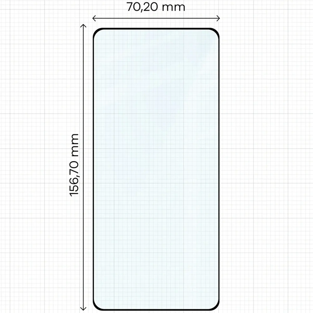 Szkło hartowane Bizon Glass Edge Duo do Xiaomi POCO X6 / M6 Pro 4G / Redmi Note 13 5G / 13 Pro 4G / 5G czarna ramka [2 PACK]