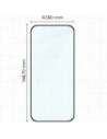 Szkło hartowane Bizon Glass Edge Duo do Google Pixel 10 / 10 Pro / 9 / 9 Pro czarna ramka [2 PACK]