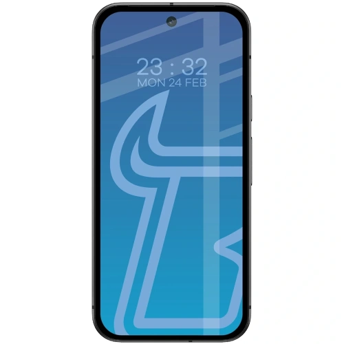 Szkło hartowane Bizon Glass Edge Duo do Google Pixel 10 / 10 Pro / 9 / 9 Pro czarna ramka [2 PACK]