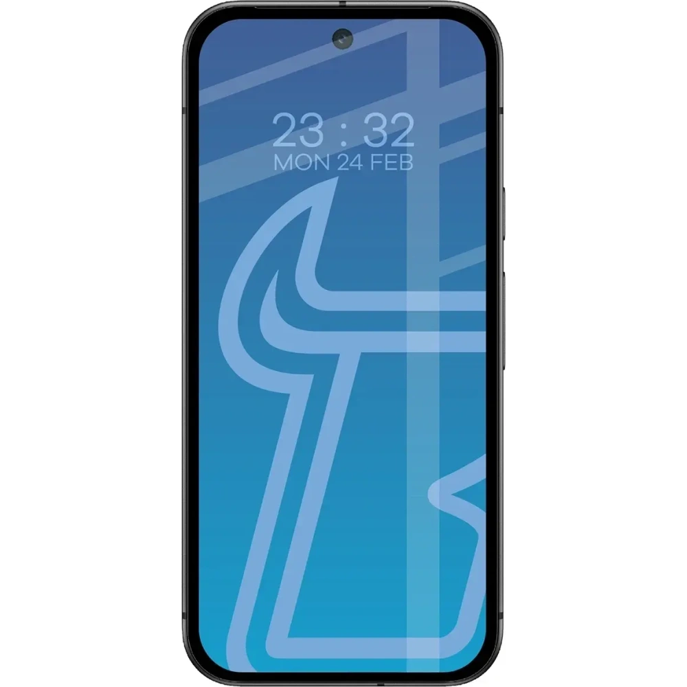 Szkło hartowane Bizon Glass Edge Duo do Google Pixel 10 / 10 Pro / 9 / 9 Pro czarna ramka [2 PACK]