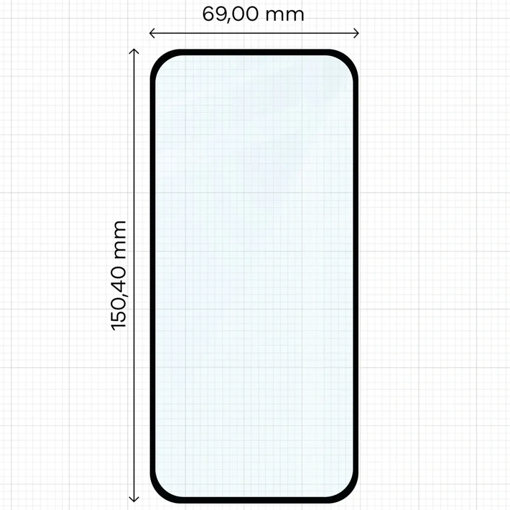 Szkło hartowane Bizon Glass Edge Duo do Google Pixel 9a czarna ramka [2 PACK]