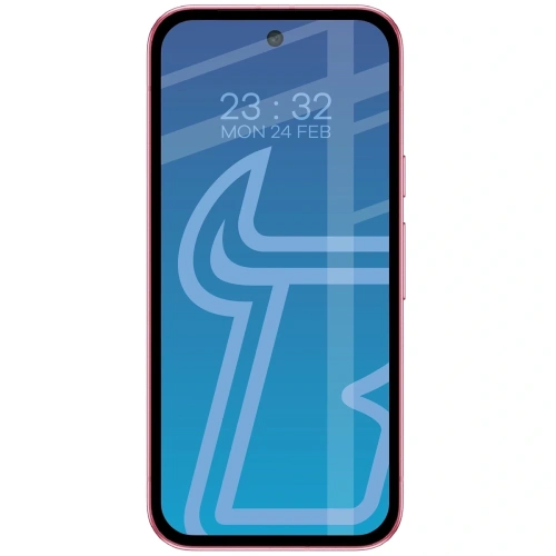 Szkło hartowane Bizon Glass Edge Duo do Google Pixel 9a czarna ramka [2 PACK]