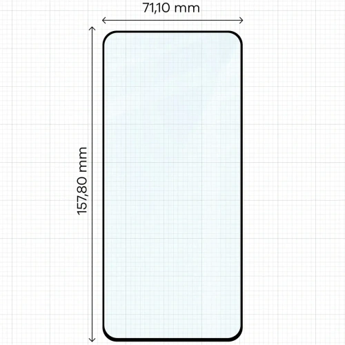 Szkło hartowane Bizon Glass Edge Duo do Realme 12 Plus czarna ramka [2 PACK]