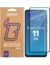 Szkło hartowane Bizon Glass Edge Duo do Xiaomi Redmi Note 11 / 11S 4G czarna ramka [2 PACK]