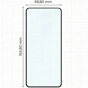 Szkło hartowane Bizon Glass Edge Duo do Xiaomi Redmi Note 11 / 11S 4G czarna ramka [2 PACK]