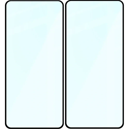 Szkło hartowane Bizon Glass Edge Duo do Xiaomi Redmi Note 11 / 11S 4G czarna ramka [2 PACK]