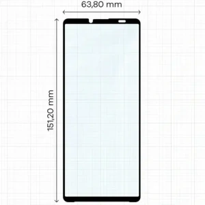Szkło hartowane Bizon Glass Edge Duo do Sony Xperia 10 VI czarna ramka [2 PACK]