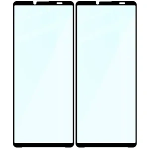 Szkło hartowane Bizon Glass Edge Duo do Sony Xperia 10 VI czarna ramka [2 PACK]