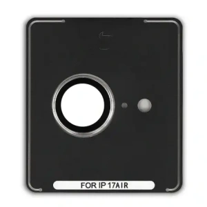 Szkło na aparat z aplikatorem Bizon Glass Snap Lens do Apple iPhone Air jasnozłota ramka