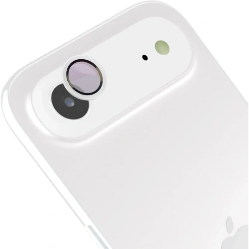 Szkło na aparat z aplikatorem Bizon Glass Snap Lens do Apple iPhone Air biała ramka