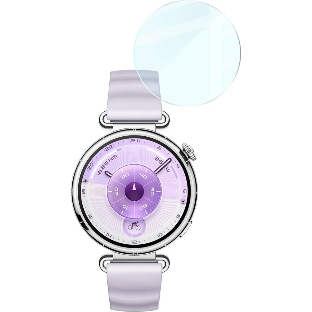 Szkło hartowane na ekran Bizon Glass Watch Clear do Huawei Watch GT6 41 mm