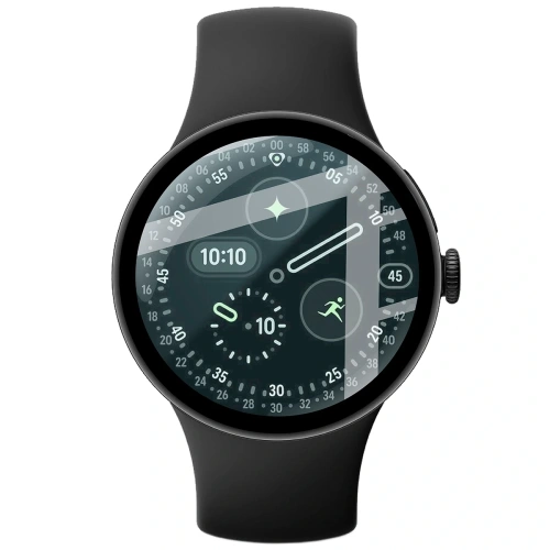 Szkło hybrydowe Bizon Glass Watch Edge Hybrid do Google Pixel Watch 4 41 mm czarne